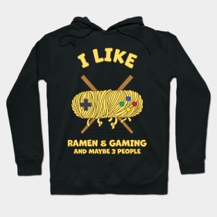 Funny Gaming Nerd Ramen Noodles Video Gamepad Hoodie